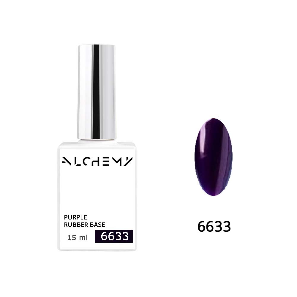 Purple Rubber Base 6633 (soft) 15ml - AlchemyCosmetics