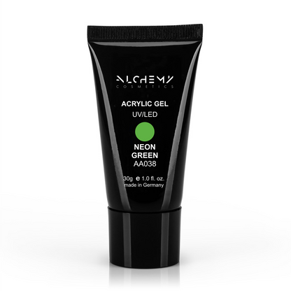 Acrylic Gel - Neon Green, 30g - AlchemyCosmetics