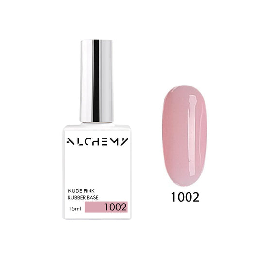 Nude Pink Rubber Base 1002, 15ml(hard) - AlchemyCosmetics