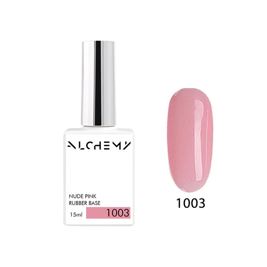 Nude Pink Rubber Base 1003, 15ml (hard) - AlchemyCosmetics