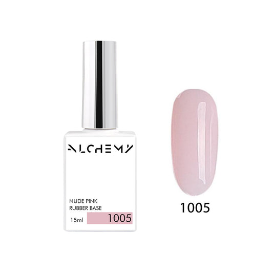 Nude Pink Rubber Base 1005, 15ml (medium - hard) - AlchemyCosmetics
