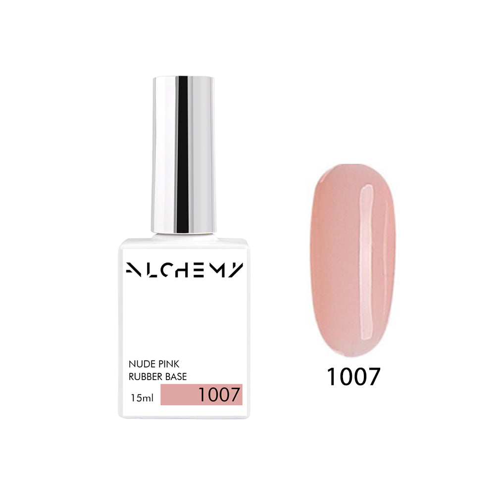 Nude Pink Rubber Base 1007, 15ml(hard) - AlchemyCosmetics
