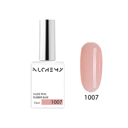 Nude Pink Rubber Base 1007, 15ml(hard) - AlchemyCosmetics