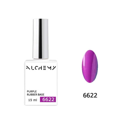 Purple Rubber Base 6622 (hard)15ml - AlchemyCosmetics