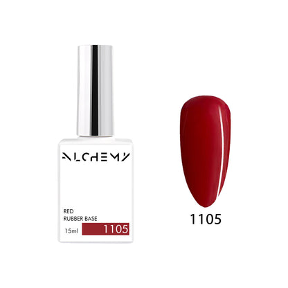 Red Rubber Base 1105 (hard), 15ml - AlchemyCosmetics