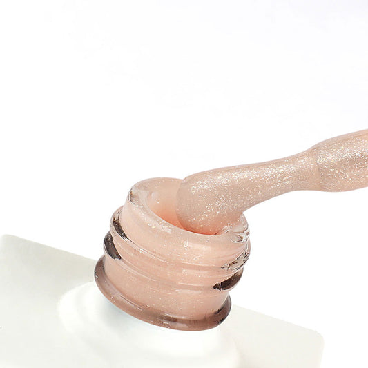 Shimmer Rainbow Rubber Base 1501 (hard), 15ml - AlchemyCosmetics