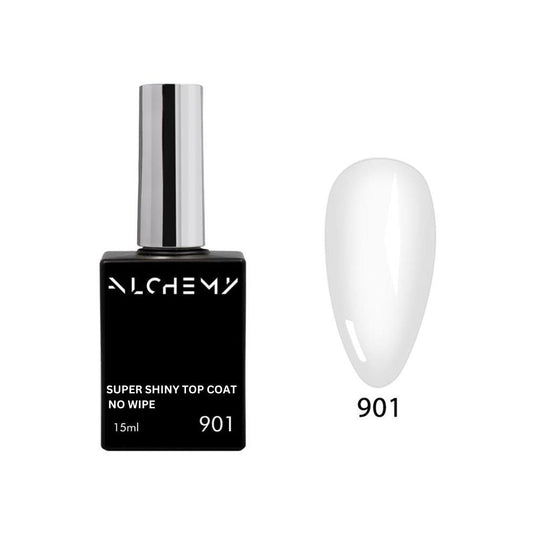 Top coat Super shiny No Wipe 901 15ml - AlchemyCosmetics